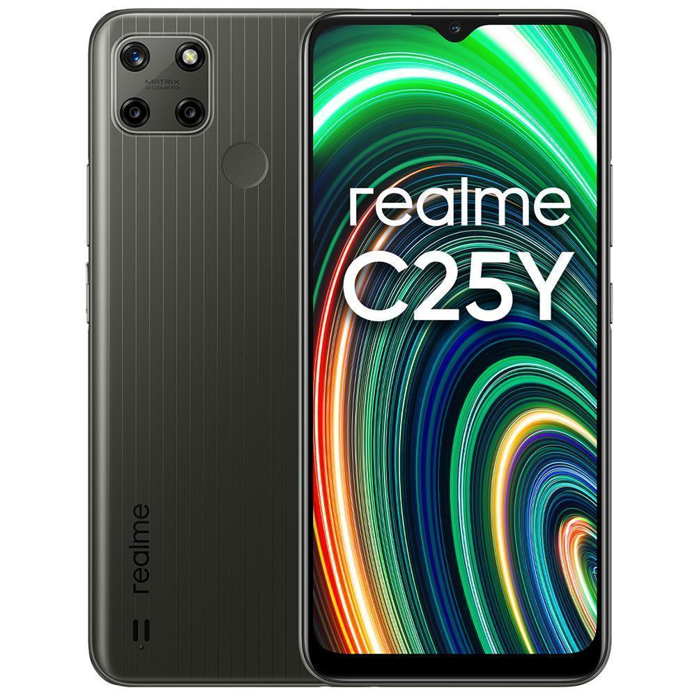 Телефон сотовый REALME C25Y (4/128GB) Gray купить в Казахстане по выгодной  цене