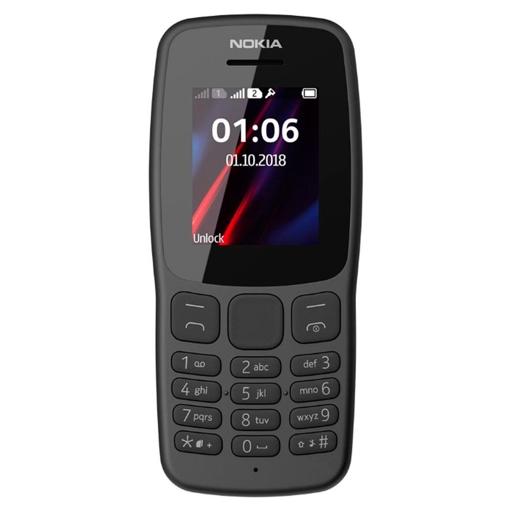 Телефон сотовый NOKIA 106 (Серый) купить в Казахстане по выгодной цене