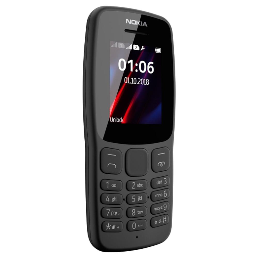 Телефон сотовый NOKIA 106 (Серый) купить в Казахстане по выгодной цене