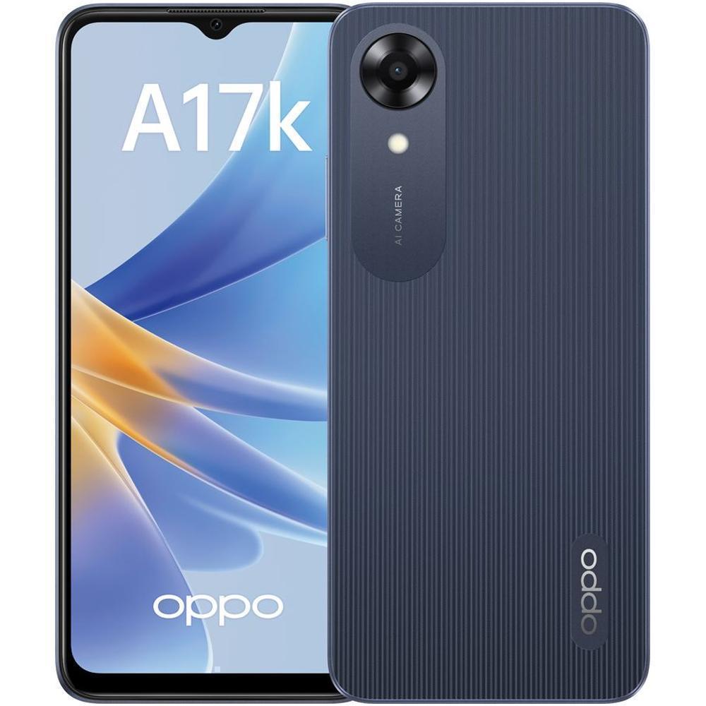 Телефон сотовый OPPO A17K 3/64GB Navy Blue купить в Казахстане по выгодной  цене