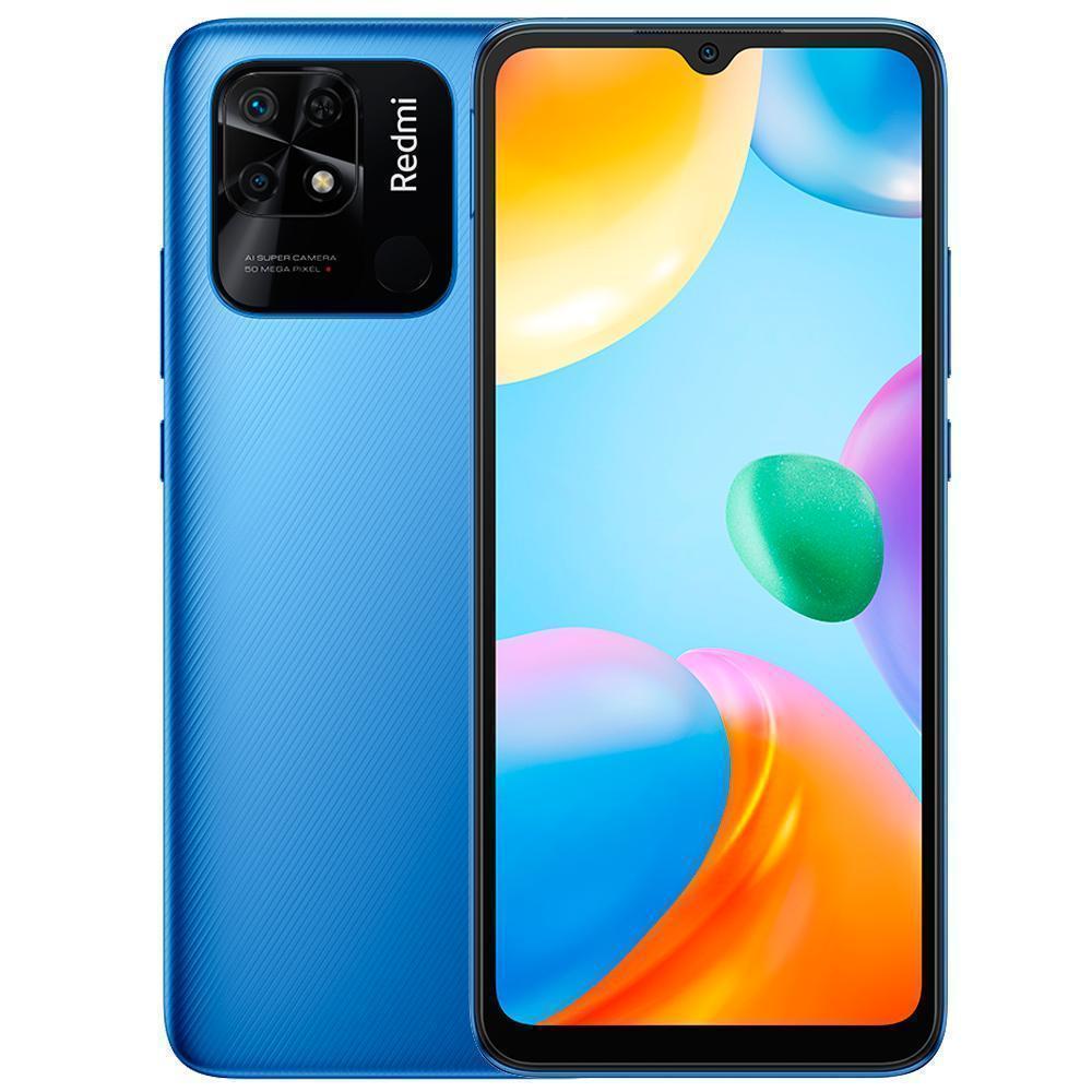 Телефон сотовый XIAOMI Redmi 10C 4/64GB Ocean Blue купить в Казахстане по  выгодной цене