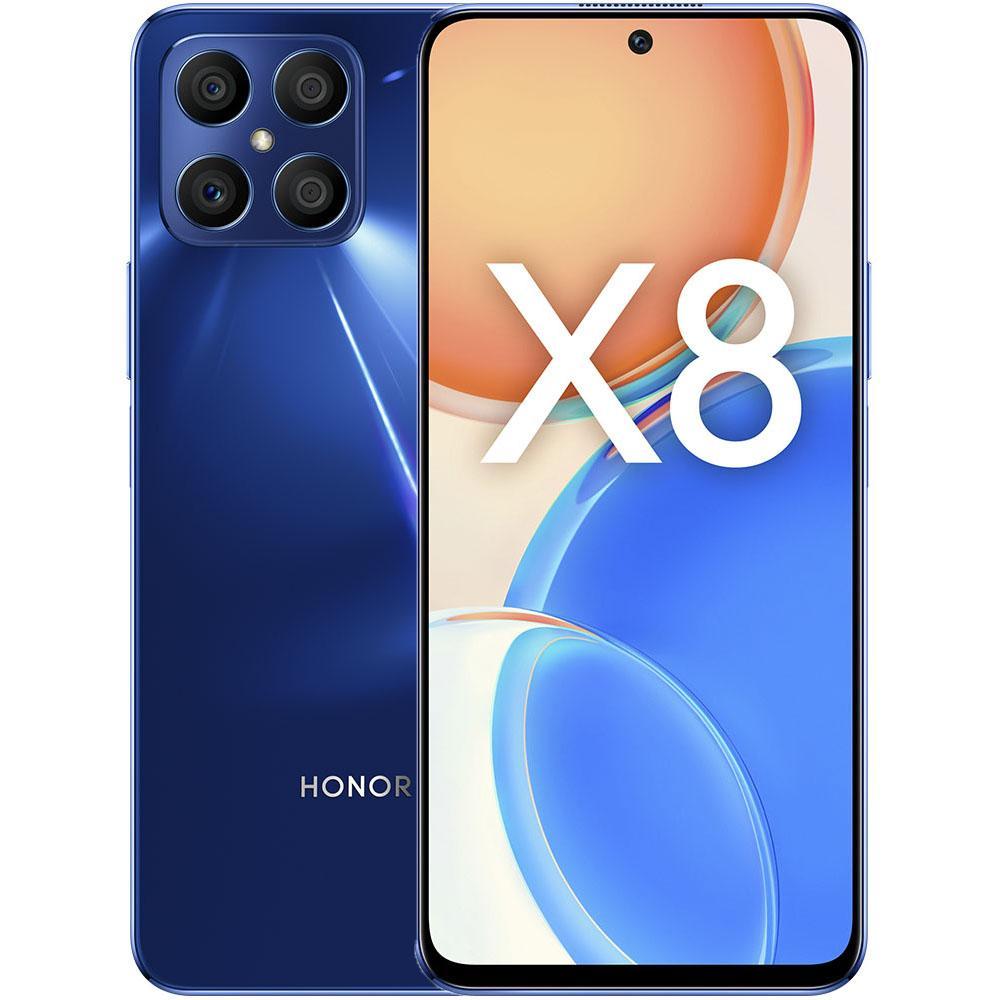 Телефон сотовый HONOR X8 (6/128GB) Ocean Blue купить в Казахстане по  выгодной цене