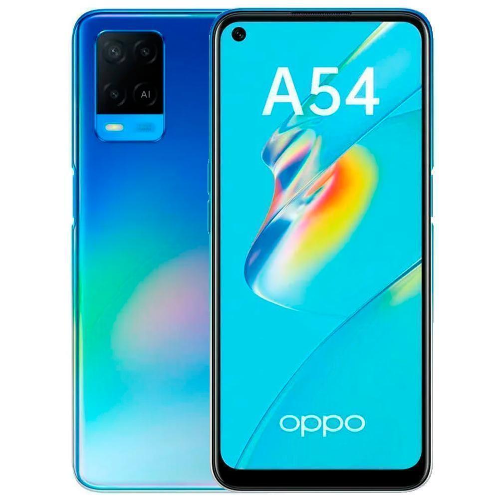 Телефон сотовый OPPO A54 64GB Starry Blue купить в Казахстане по выгодной  цене