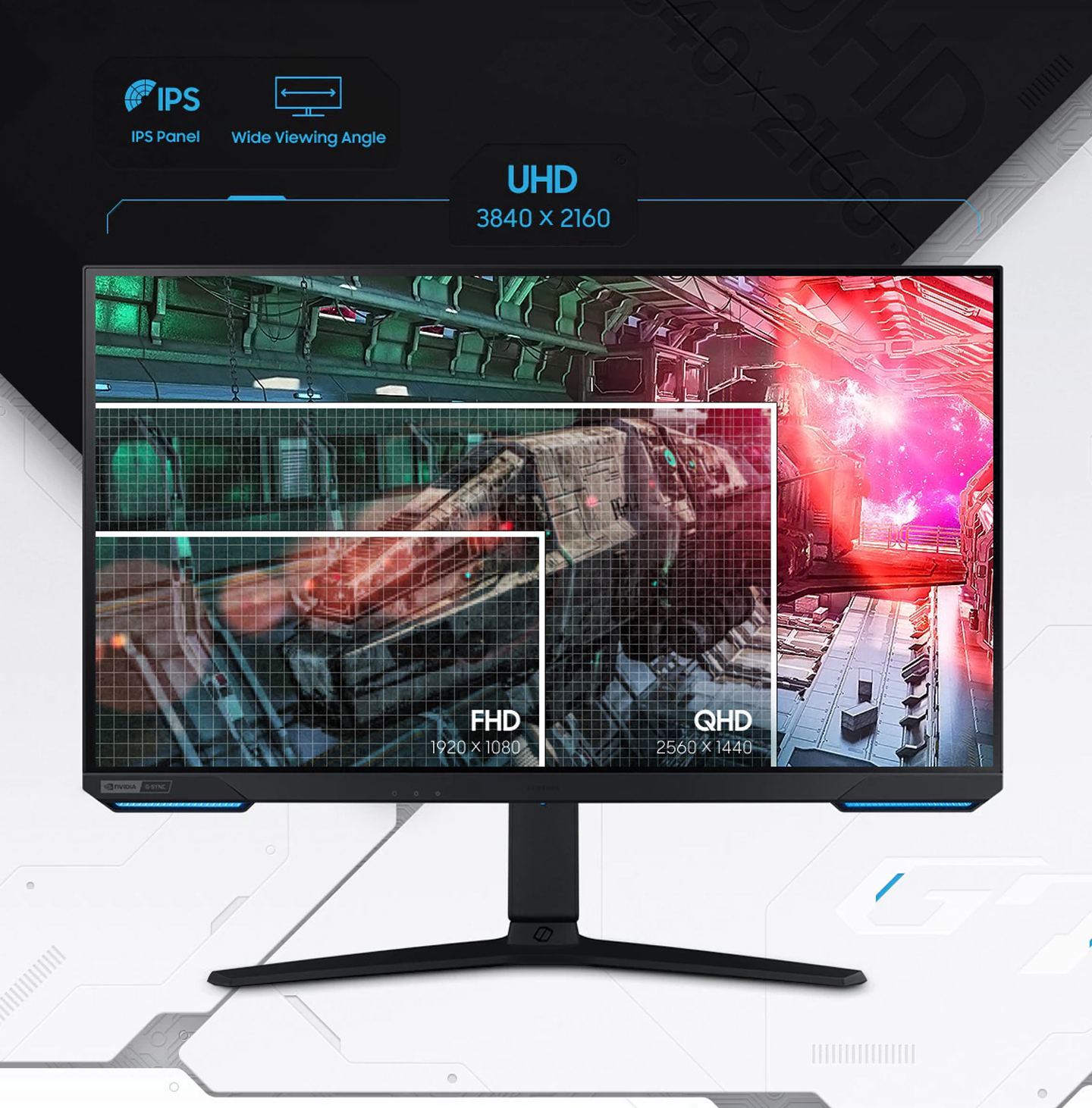 Монитор SAMSUNG Odyssey G7 LS28AG700NIXCI 28 UHD/IPS/1ms/144Hz купить в  Казахстане по выгодной цене